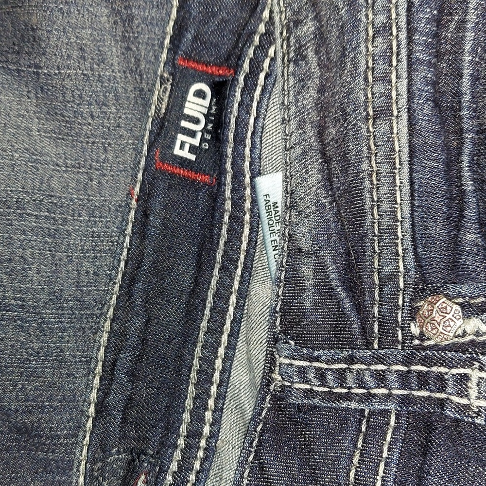 Silver Capris Size 20 Fluid Denim